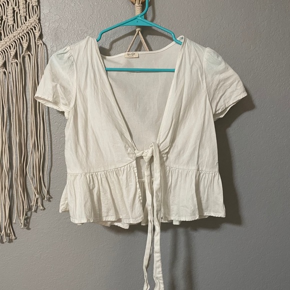 Brandy Melville Tops - Brandy Melville Tie Top